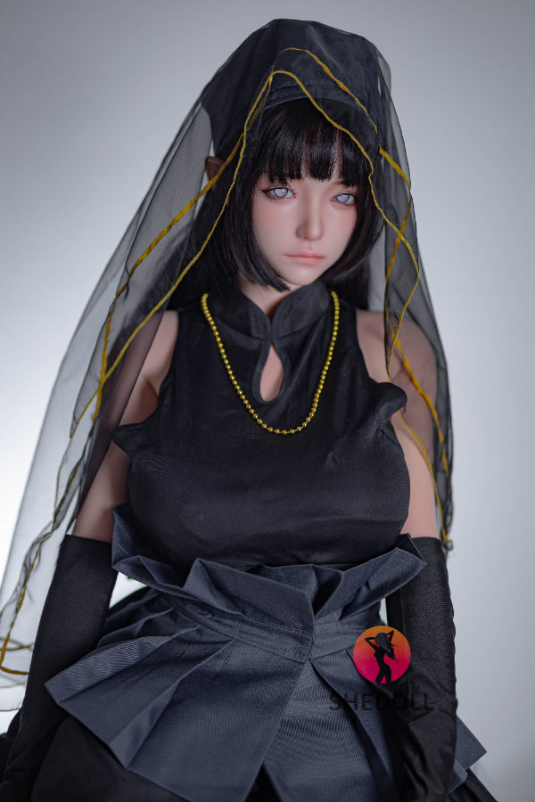 163cm/5ft4 H-cup Silicone Head Cosplay Sex Doll - Chuyue