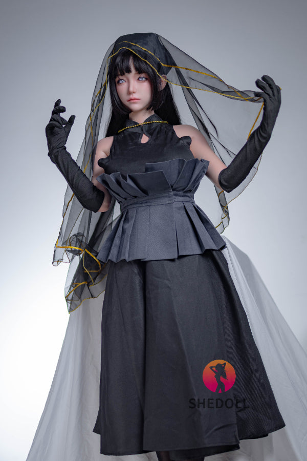 163cm/5ft4 H-cup Silicone Head Cosplay Sex Doll - Chuyue