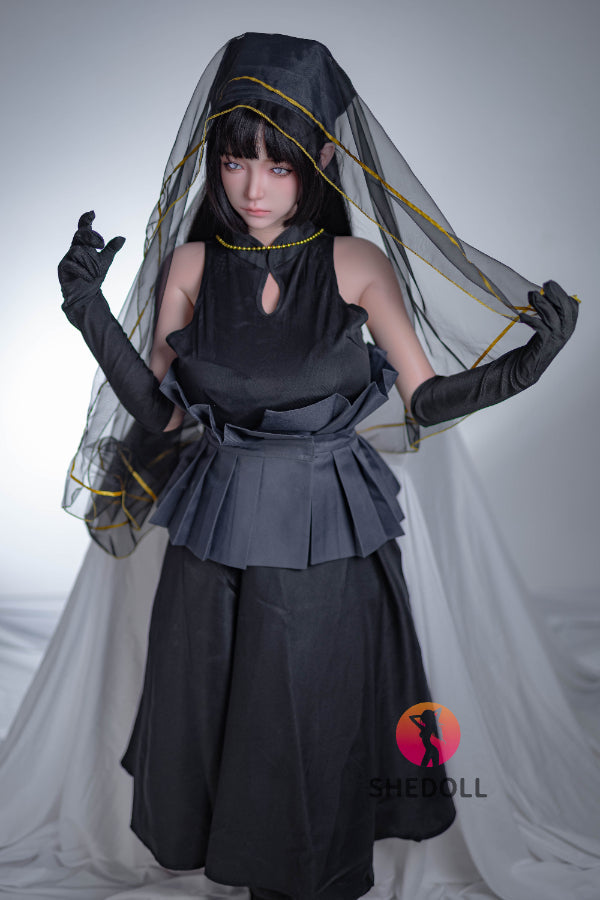 163cm/5ft4 H-cup Silicone Head Cosplay Sex Doll - Chuyue