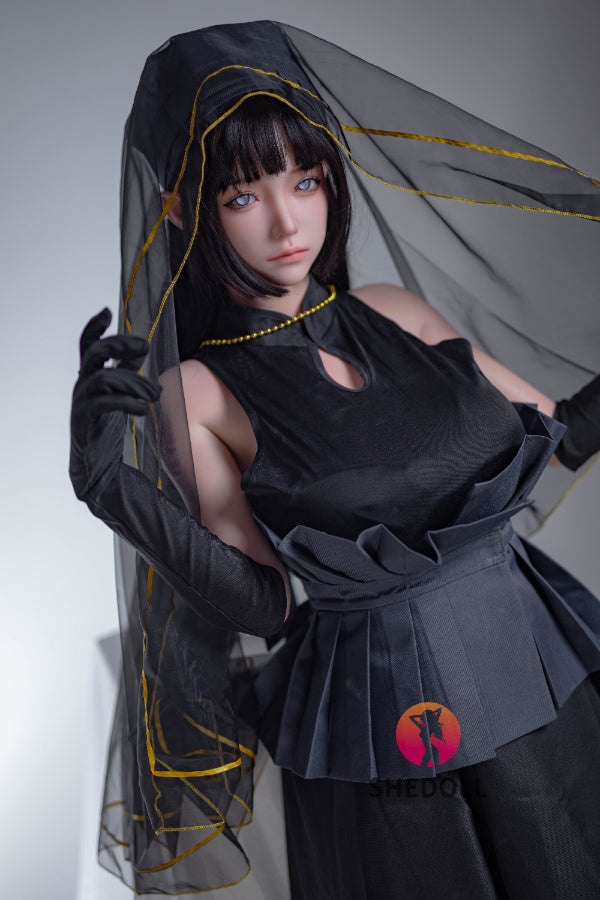 163cm/5ft4 H-cup Silicone Head Cosplay Sex Doll - Chuyue