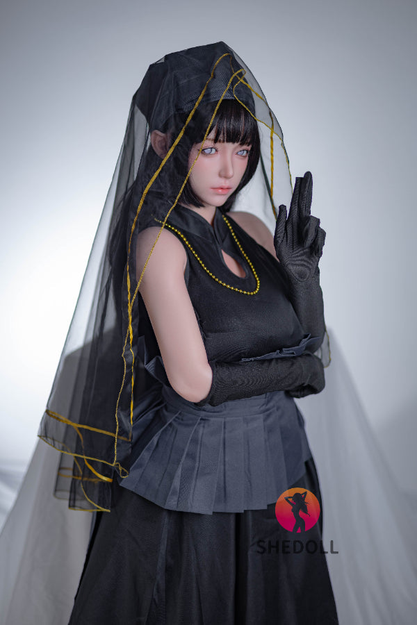 163cm/5ft4 H-cup Silicone Head Cosplay Sex Doll - Chuyue