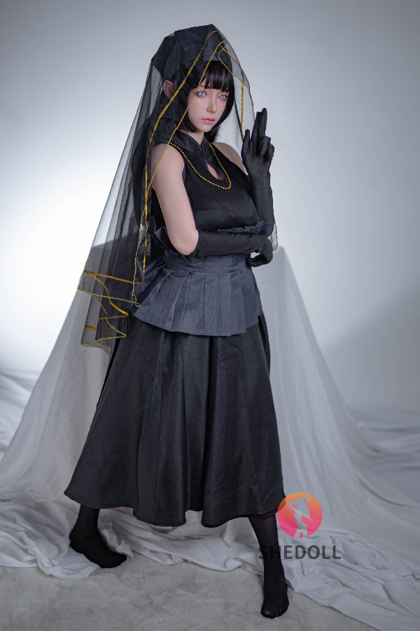 163cm/5ft4 H-cup Silicone Head Cosplay Sex Doll - Chuyue