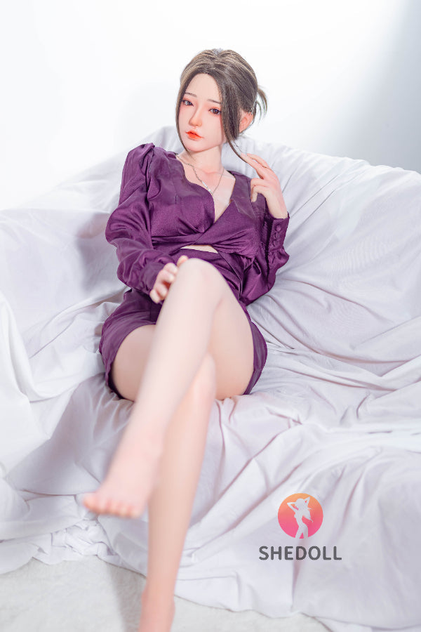158cm/5ft C-cup Silicone Head Sex Doll - Huayin