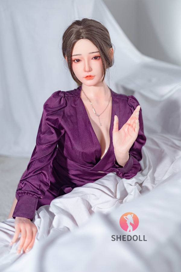 158cm/5ft C-cup Silicone Head Sex Doll - Huayin