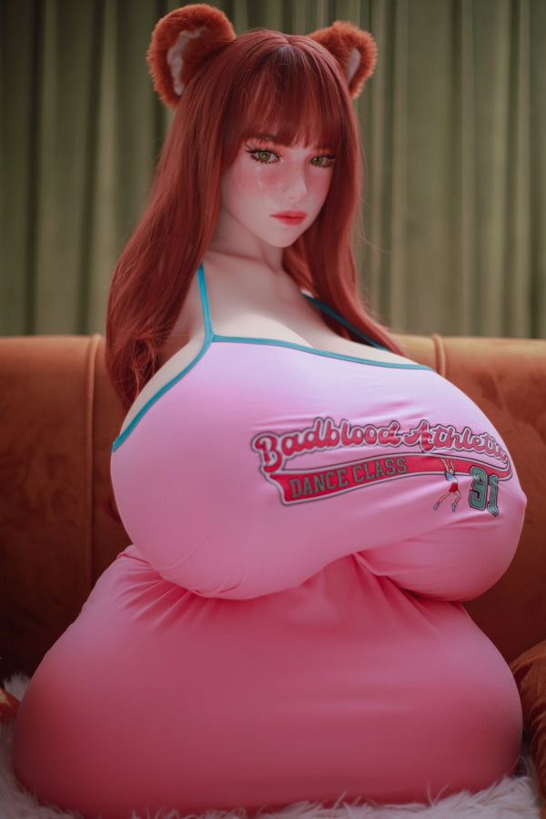 US In Stock - ⭐️CLM Pro⭐️Silicone Head Huge Breast BBW Sex Doll Torso BW82# - Grace