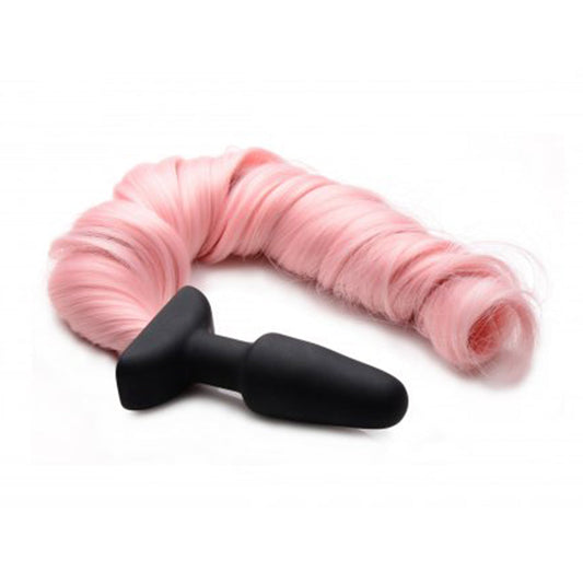 Pink Pony Tail Plug