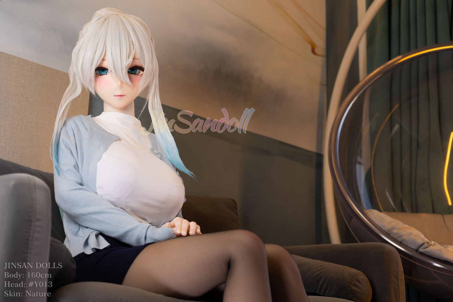 160cm/5ft3 I-Cup Anime TPE Sex Doll with #Y013 Head