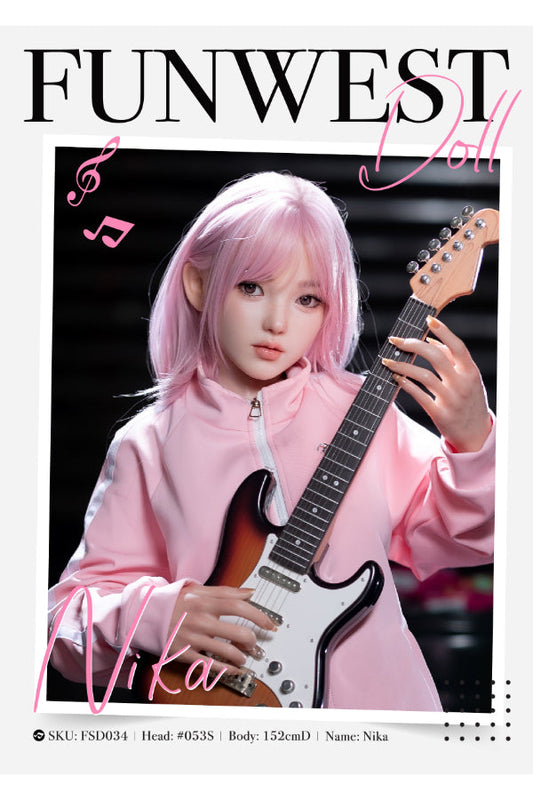 152cm/4ft11 D-cup Anime Silicone Sex Doll FSD034 #053S - Nika