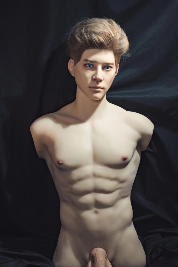 Muscular Silicone Head Male Sex Doll Torso - Ronin