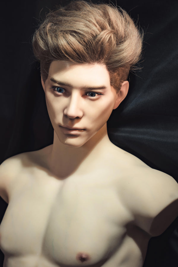 Muscular Silicone Head Male Sex Doll Torso - Ronin