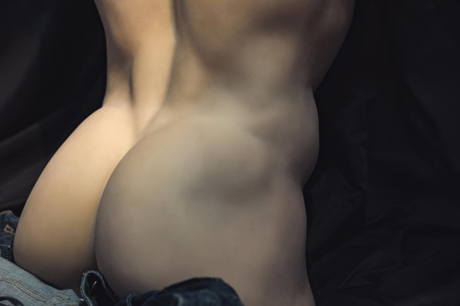 Muscular Silicone Head Male Sex Doll Torso - Ronin