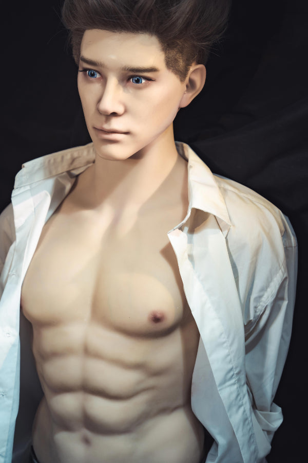 Muscular Silicone Head Male Sex Doll Torso - Ronin