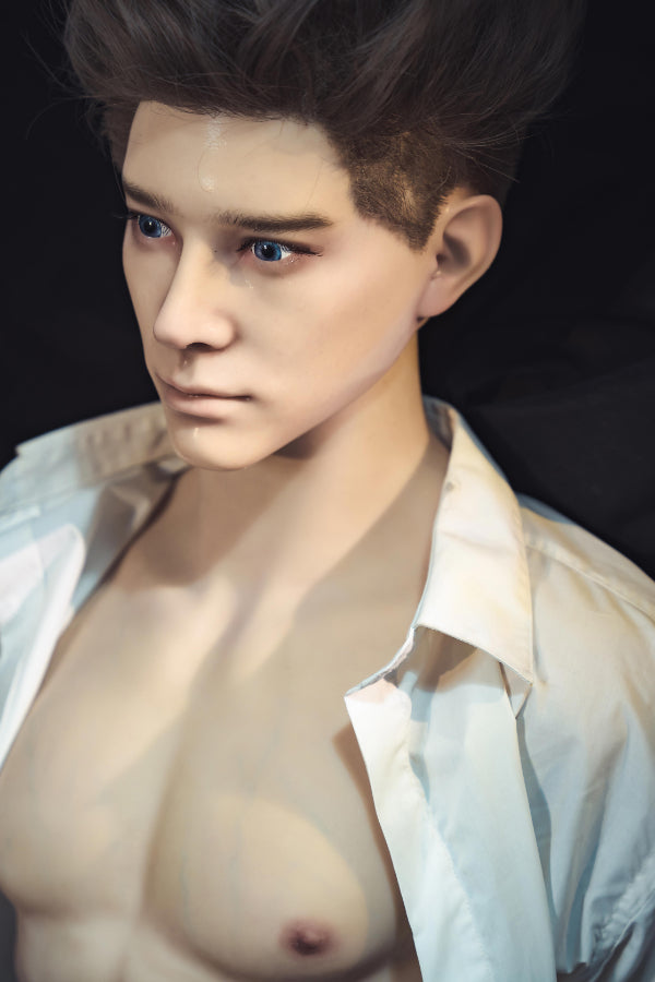 Muscular Silicone Head Male Sex Doll Torso - Ronin