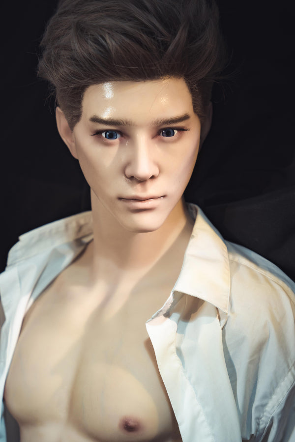 Muscular Silicone Head Male Sex Doll Torso - Ronin