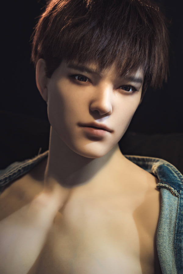 Muscular Silicone Head Male Sex Doll Torso - Leonardo