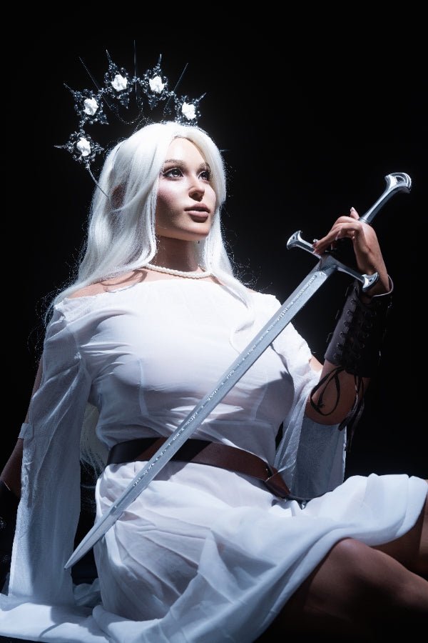 165cm/5ft5 D-cup Tanned Skin European Silicone BBW Sex Doll ID4S ROS Head - Selena-2