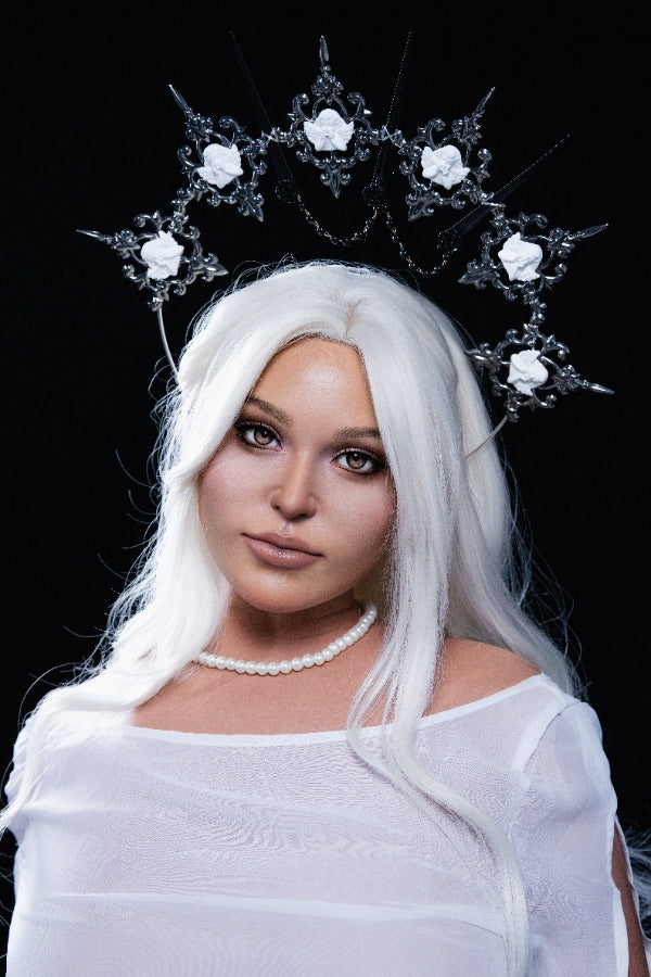 165cm/5ft5 D-cup Tanned Skin European Silicone BBW Sex Doll ID4S ROS Head - Selena-2