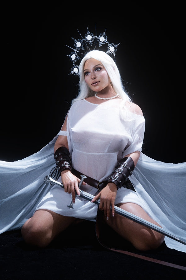 165cm/5ft5 D-cup Tanned Skin European Silicone BBW Sex Doll ID4S ROS Head - Selena-2