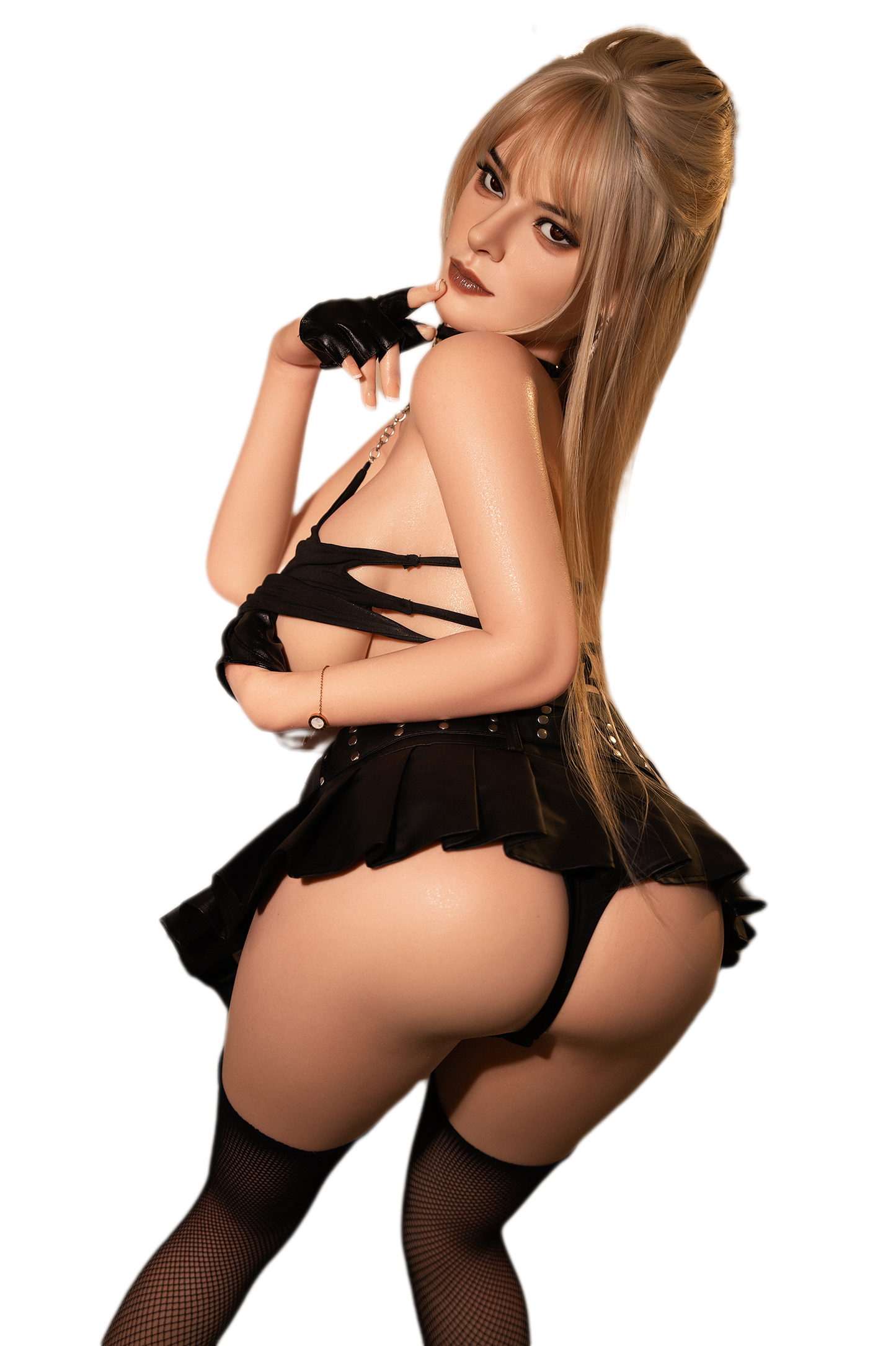 148cm/4ft9 F-cup Blonde Silicone Sex Doll – #S25