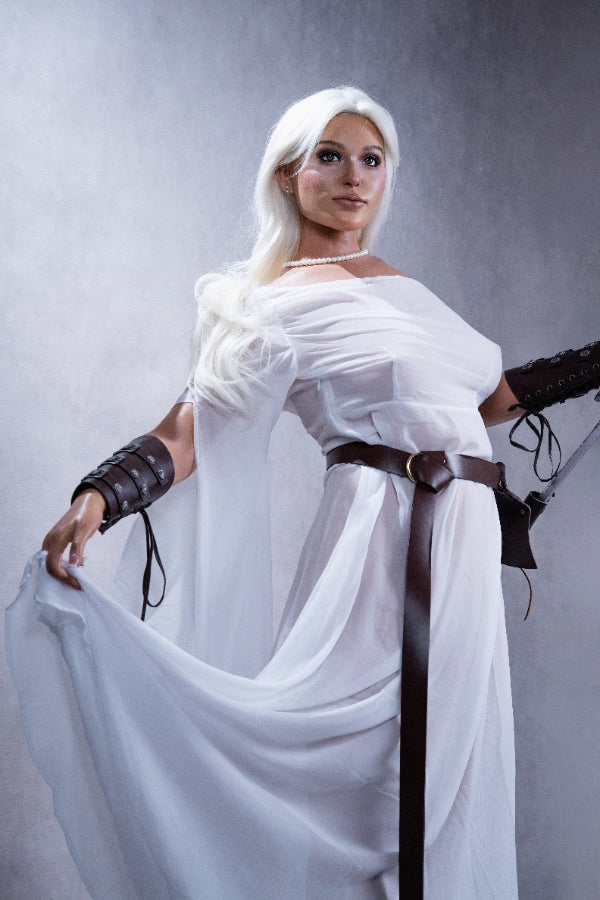 165cm/5ft5 D-cup Tanned Skin European Silicone BBW Sex Doll ID4S ROS Head - Selena-2