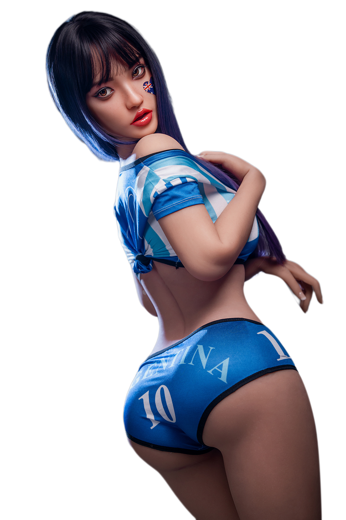 152cm/4ft11 G-cup Big Breast Silicone Head Sex Doll – M29