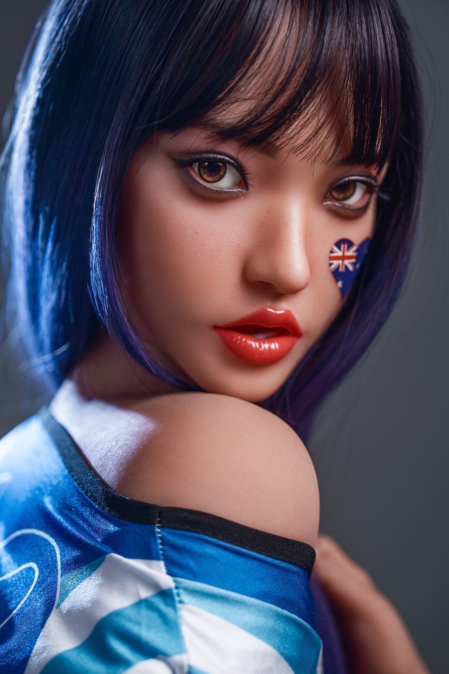 152cm/4ft11 G-cup Big Breast Silicone Head Sex Doll – M29