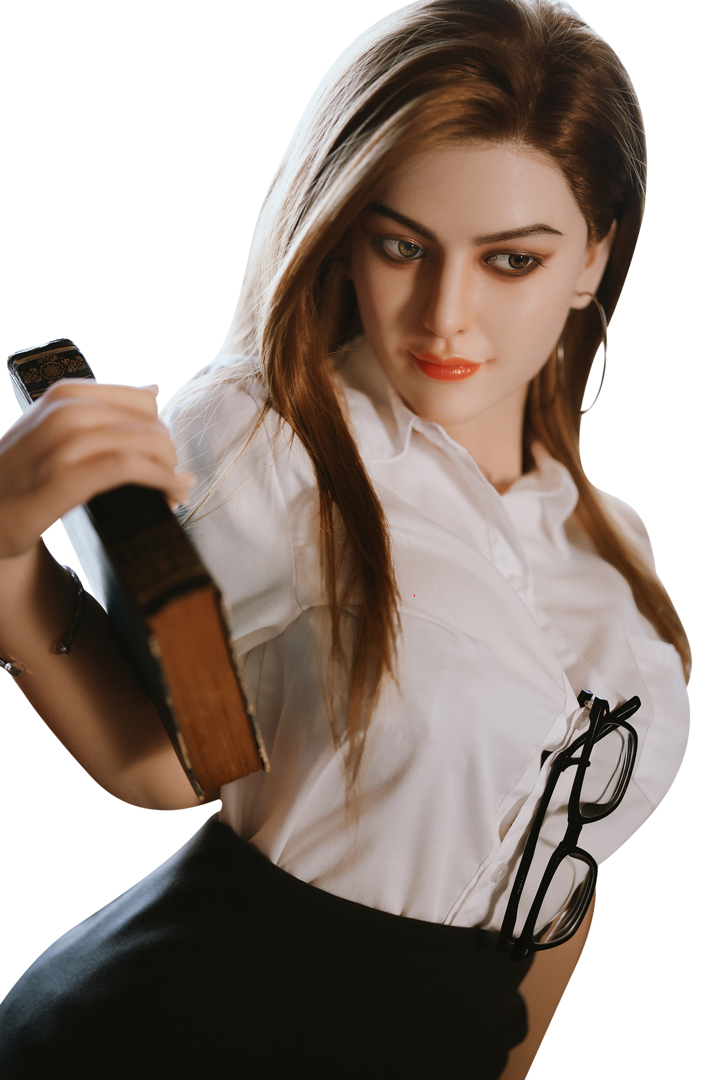 160cm/5ft3 C-cup Medium Breast Silicone Head Sex Doll – #204