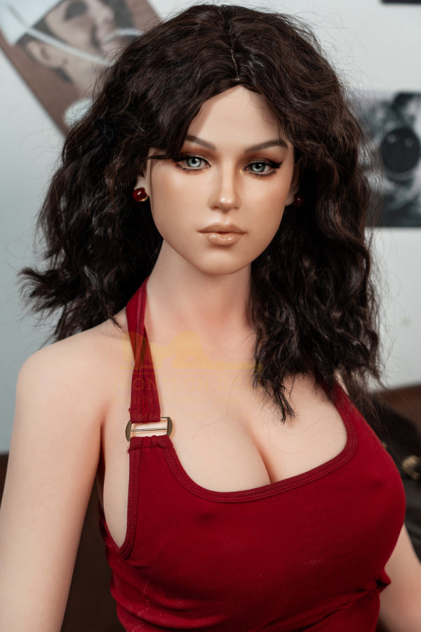 166cm/5ft5 D-cup Bubble Butt Realistic Silicone Sex Doll - S38 Flora