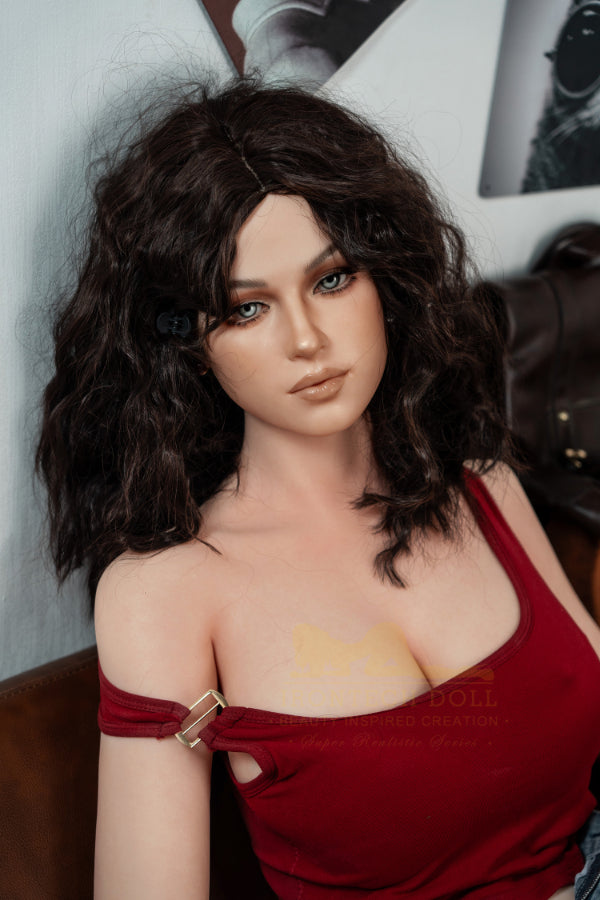 166cm/5ft5 D-cup Bubble Butt Realistic Silicone Sex Doll - S38 Flora