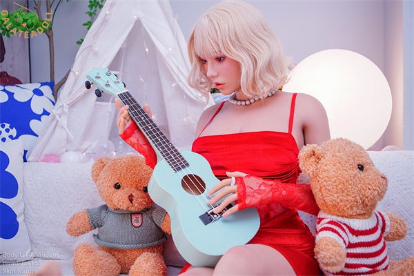 163cm/5ft4 E-cup Real Skin Texture Silicone Sex Doll – JS135 Natural