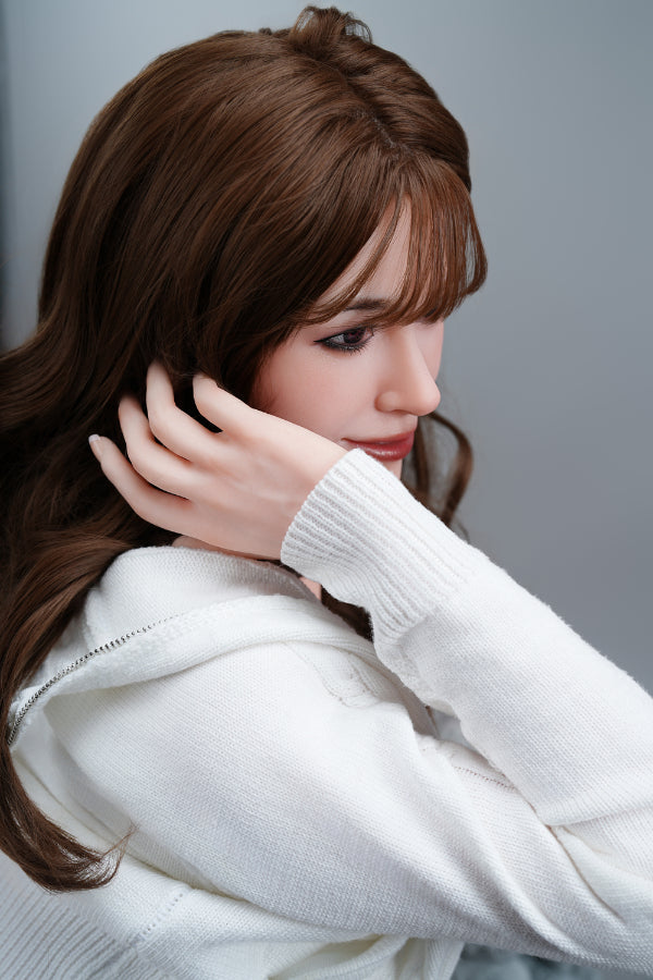 158cm/5ft2 H-cup Hybrid Sex Doll with ROS Head M1 - Rachel