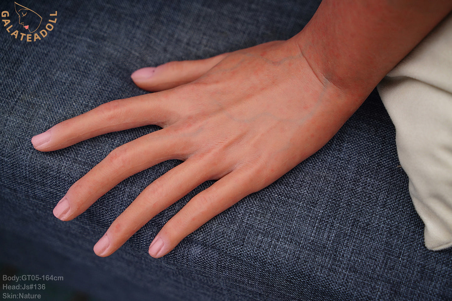 164cm/5ft5 D-Cup Real Skin Texture Silicone Sex Doll – JS136 Tan