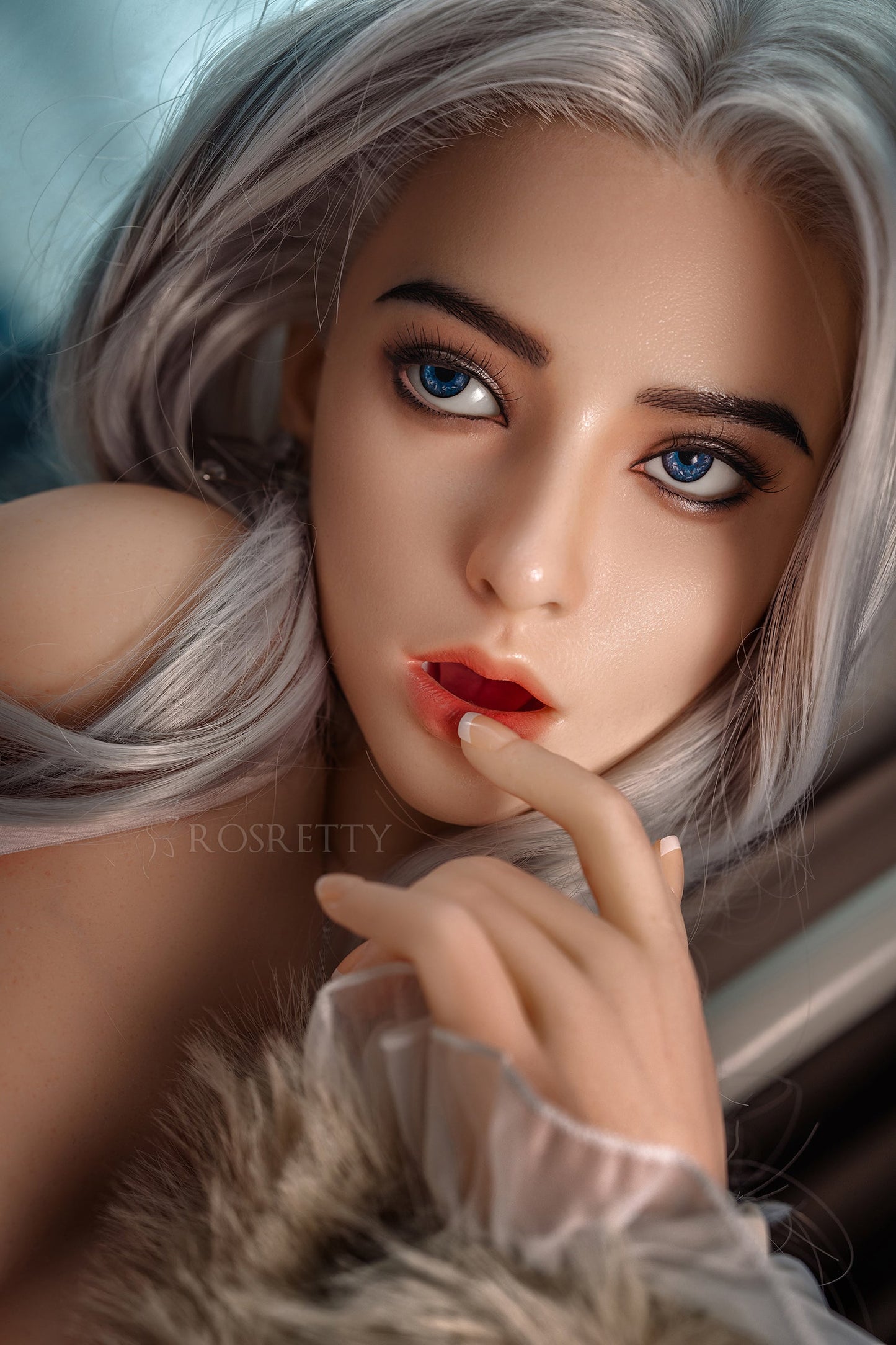 164cm/5ft5 F-cup Big Breast Silicone Head Sex Doll – M12