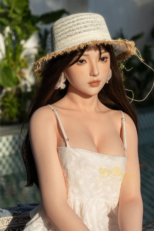 166cm/5ft5 D-cup Japanese Bubble Butt Silicone Sex Doll - G2