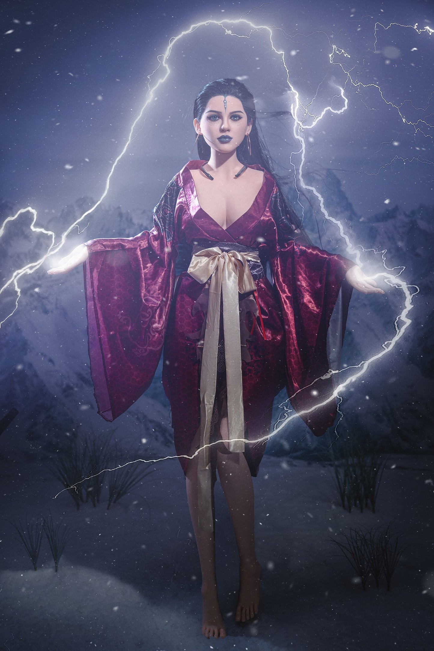 164cm/5ft5 F-cup Big Breast Silicone Sex Doll – #263