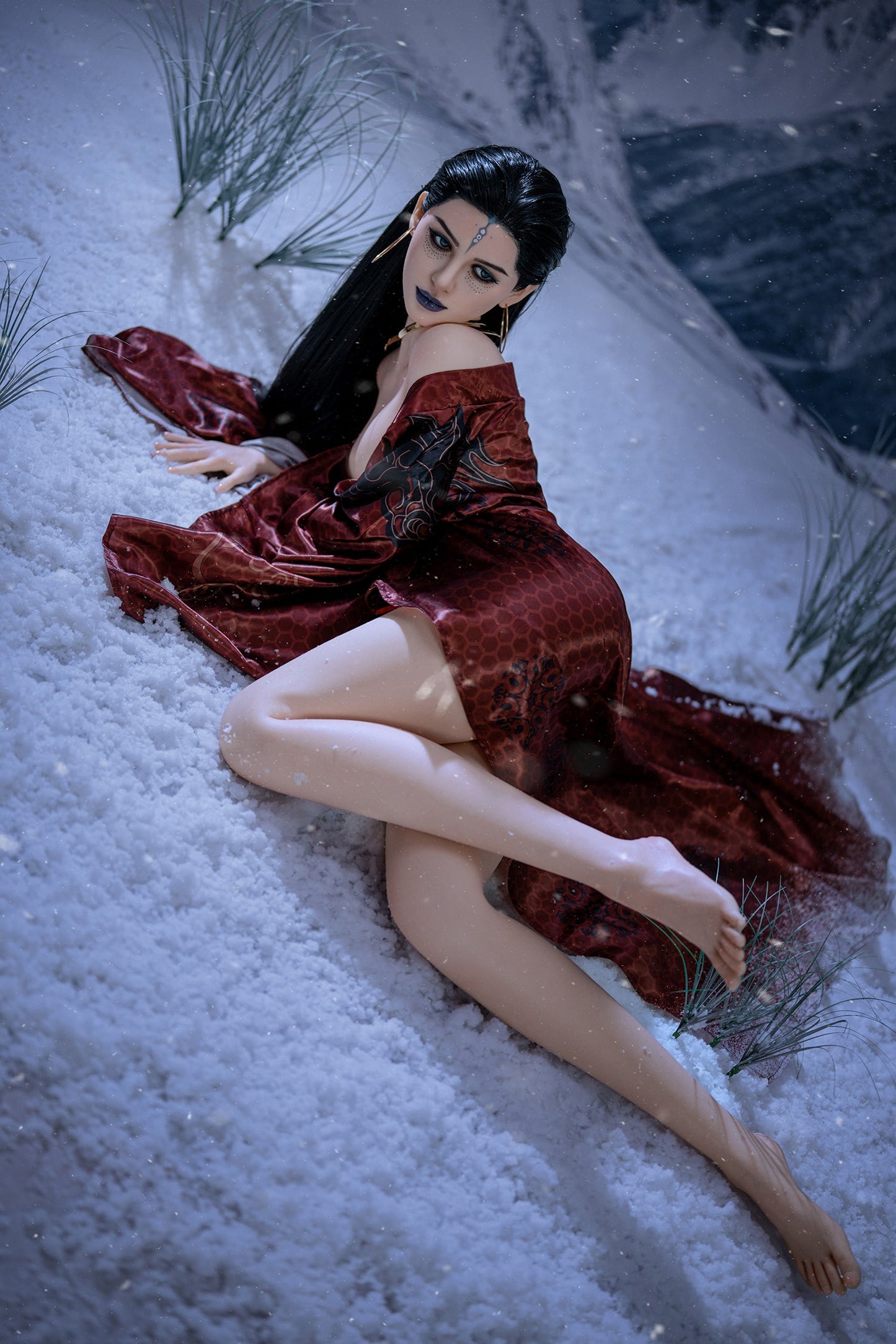 164cm/5ft5 F-cup Big Breast Silicone Sex Doll – #263