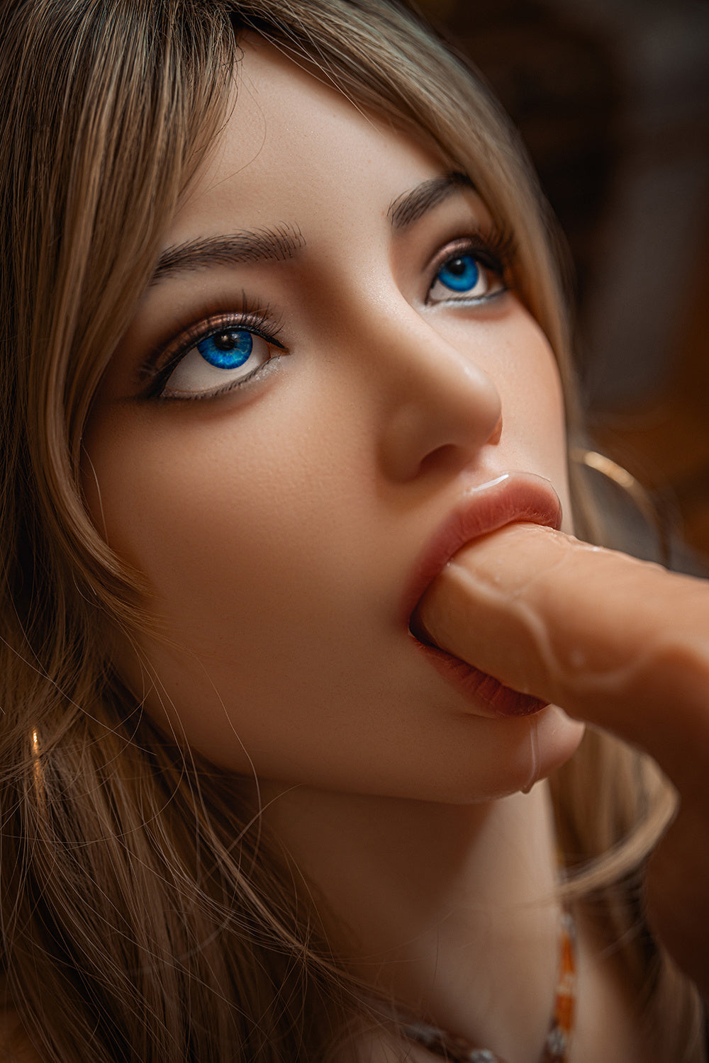 162cm/5ft4 D-Cup Sexy TPE Sex Doll with Oral Sex Silicone Head #478