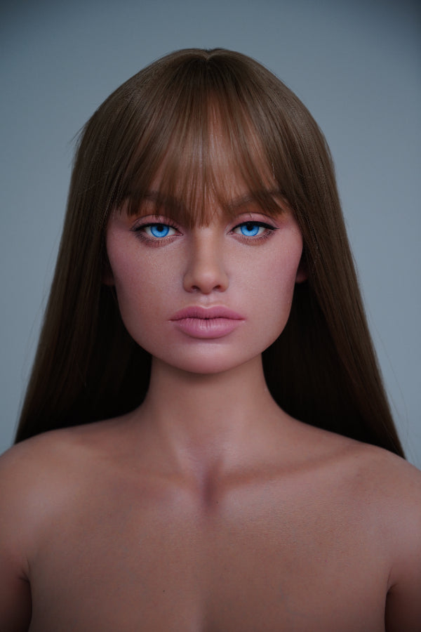 US in Stock - 163cm/5ft4 E-cup Real Skin Texture Silicone Sex Doll – JS044 Tan