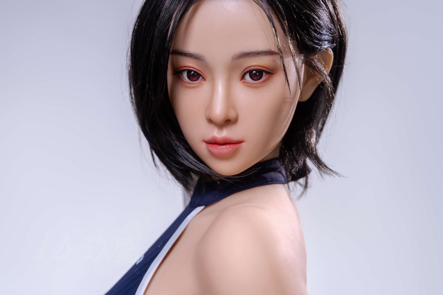 155cm/5ft1 F-cup Big Boobs Silicone Head Sex Doll - #62 Aki