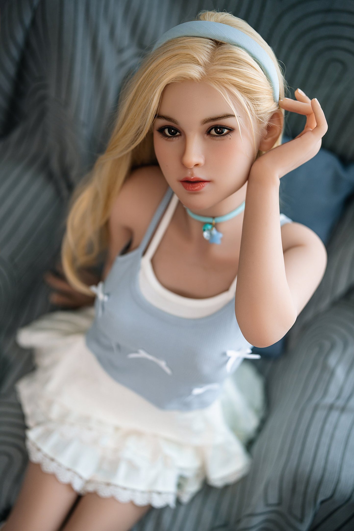US In Stock - 148cm/4ft9 C-cup Medium Breast Silicone Head Sex Doll – M15