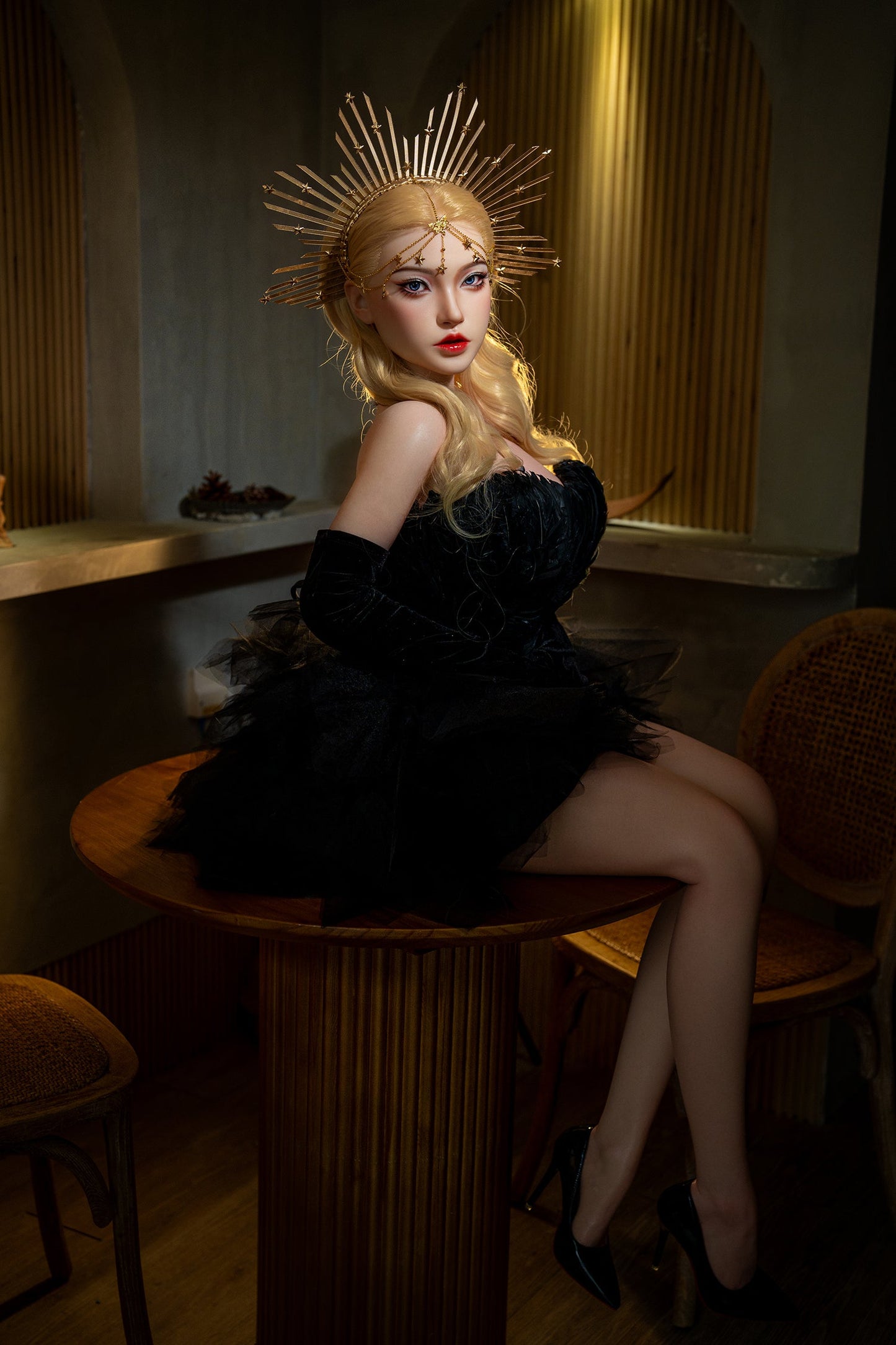 164cm/5ft5 I-cup Blonde Silicone Sex Doll – #M29