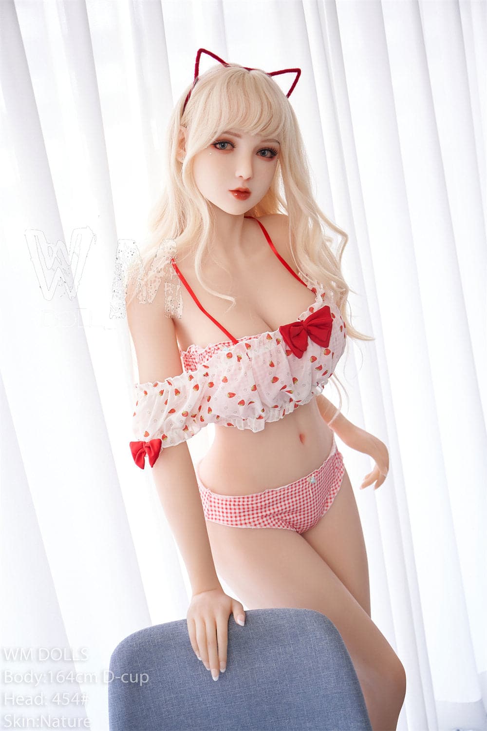164cm/5ft5 D-cup Asian Pretty Sweet Female TPE Love Doll with #454 Head