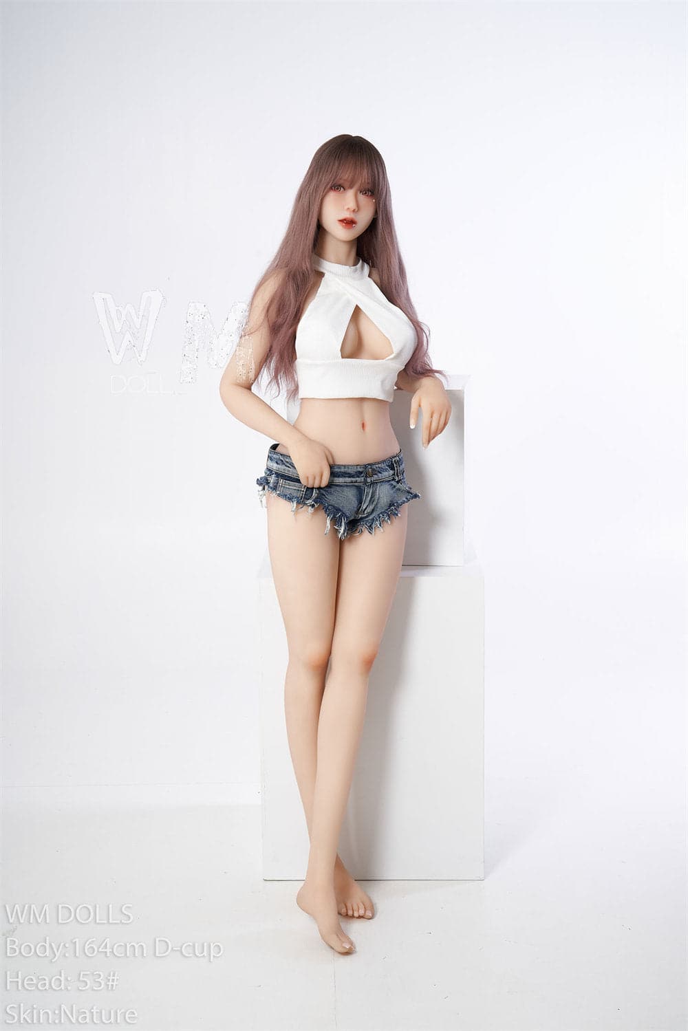164cm/5ft5 D-cup 2024 Asian Korean Fashion Women TPE Love Doll with #53 Head