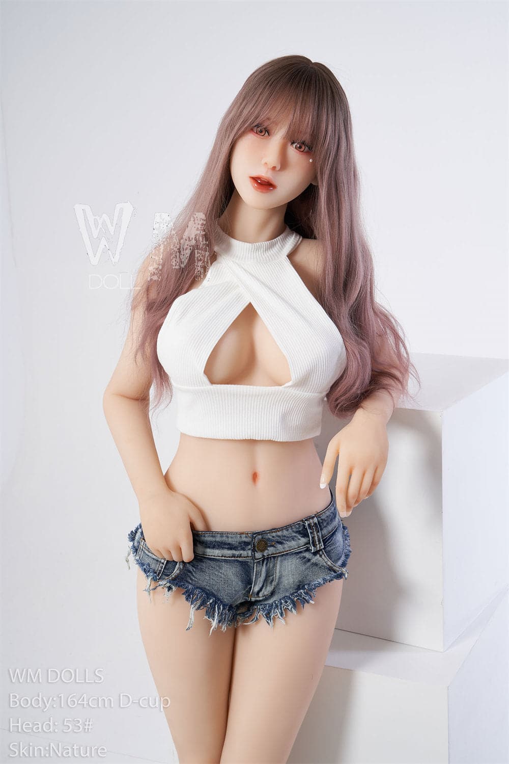 164cm/5ft5 D-cup 2024 Asian Korean Fashion Women TPE Love Doll with #53 Head