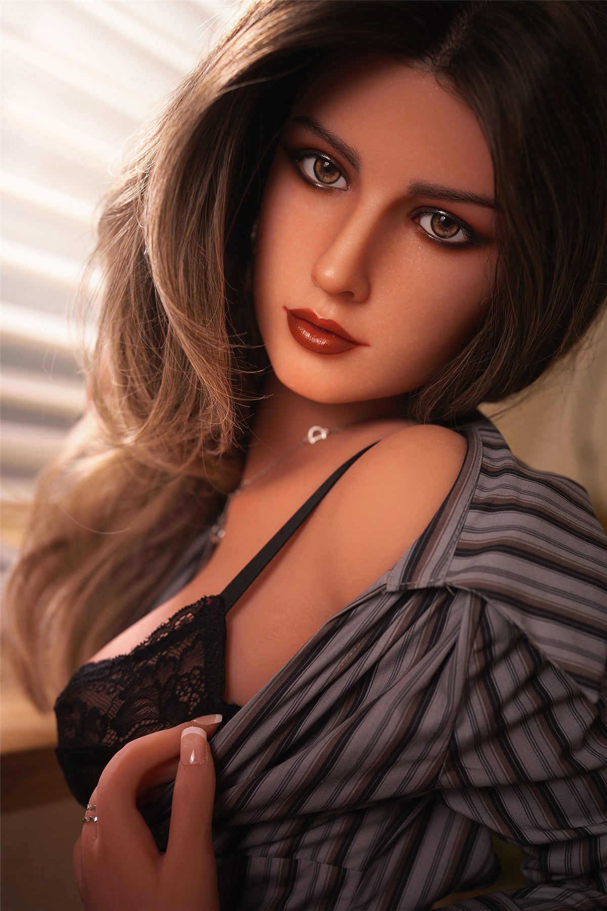 166cm (5.45ft) Small Bust Latin Sex Doll D4010205 Pixie HB8 Secretary