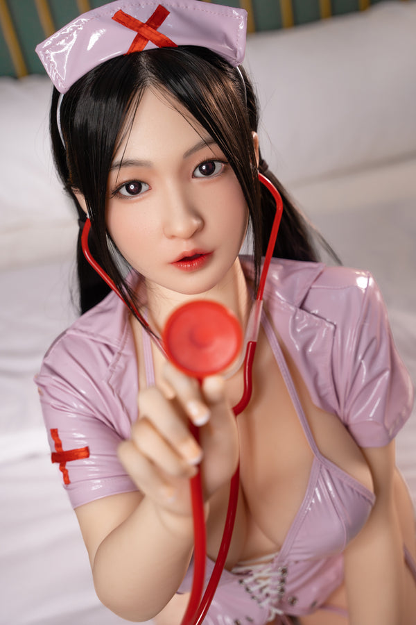 160cm/5ft3 G-cup Chinese Silicone Head Sex Doll – #539