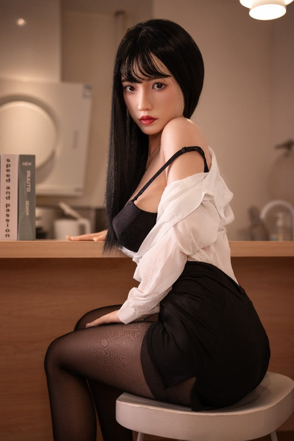 158cm/5ft2 D-cup Japanese Skinny Full Silicone Sex Doll - #739
