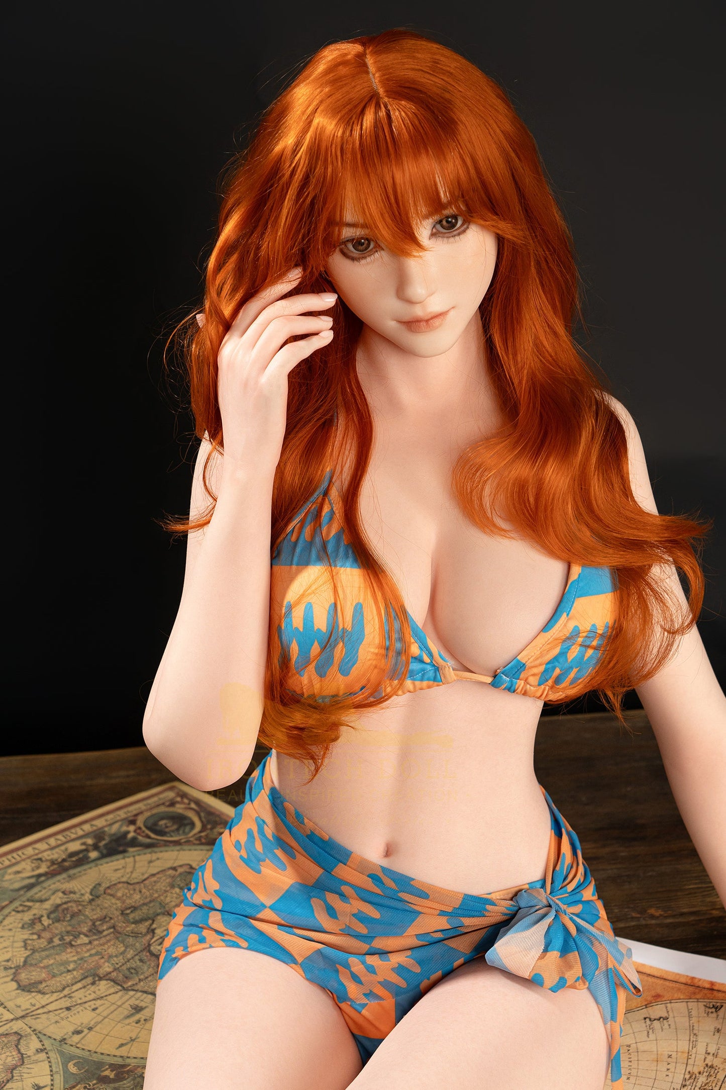 EU In Stock - 166cm/5ft5 D-cup Japanese One Piece anime Nami Realistic Anime Silicone Sex Doll - S32 kitty