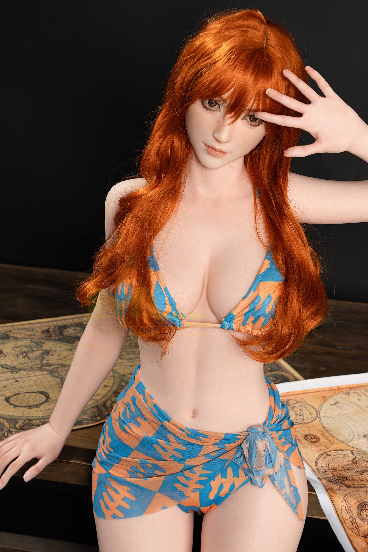 166cm/5ft5 D-cup Japanese One Piece anime Nami Realistic Anime Silicone Sex Doll - S32 kitty