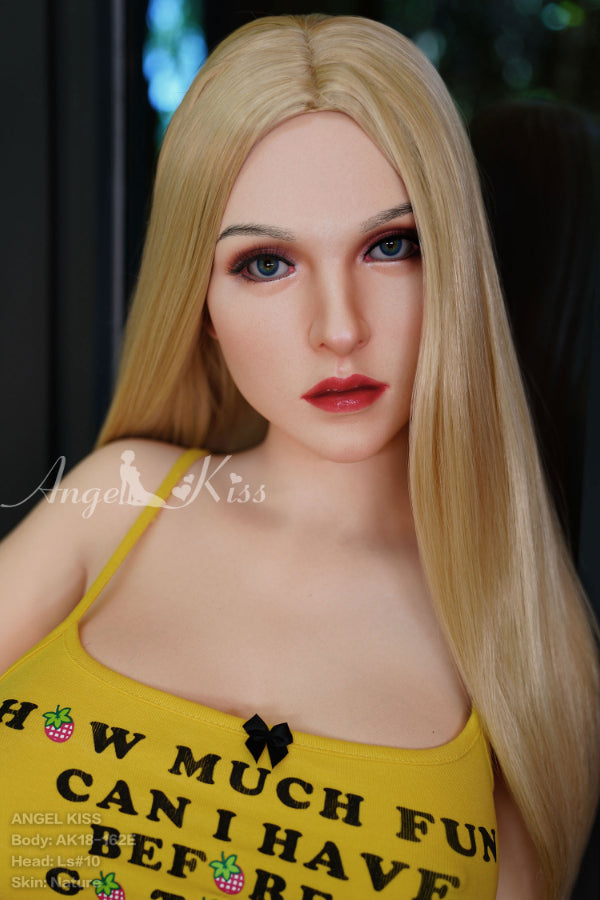 162cm/5ft4 E-cup Big Boobs Blonde Silicone Sex Doll – LS10